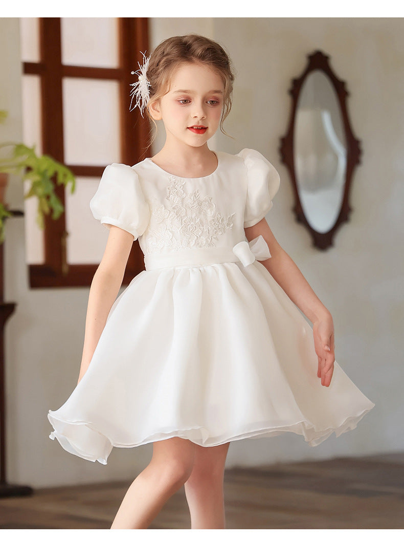 Girl's Princess Dress – Flower Girl Birthday Party Gown, Piano Recital Tutu