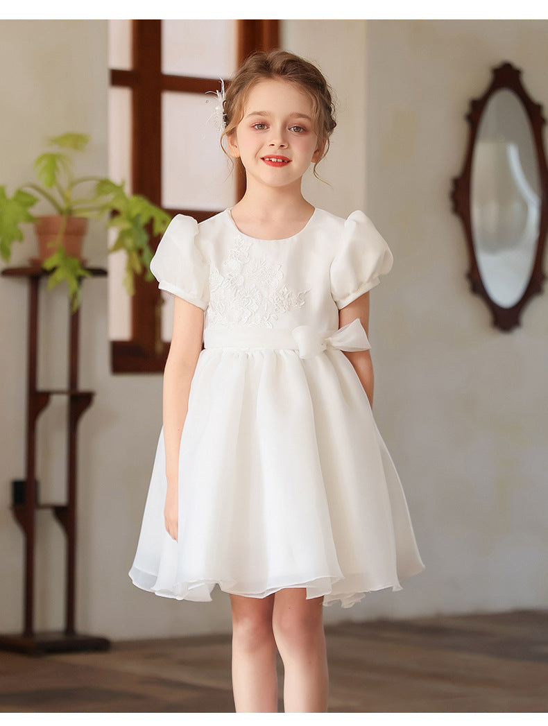 Girl's Princess Dress – Flower Girl Birthday Party Gown, Piano Recital Tutu