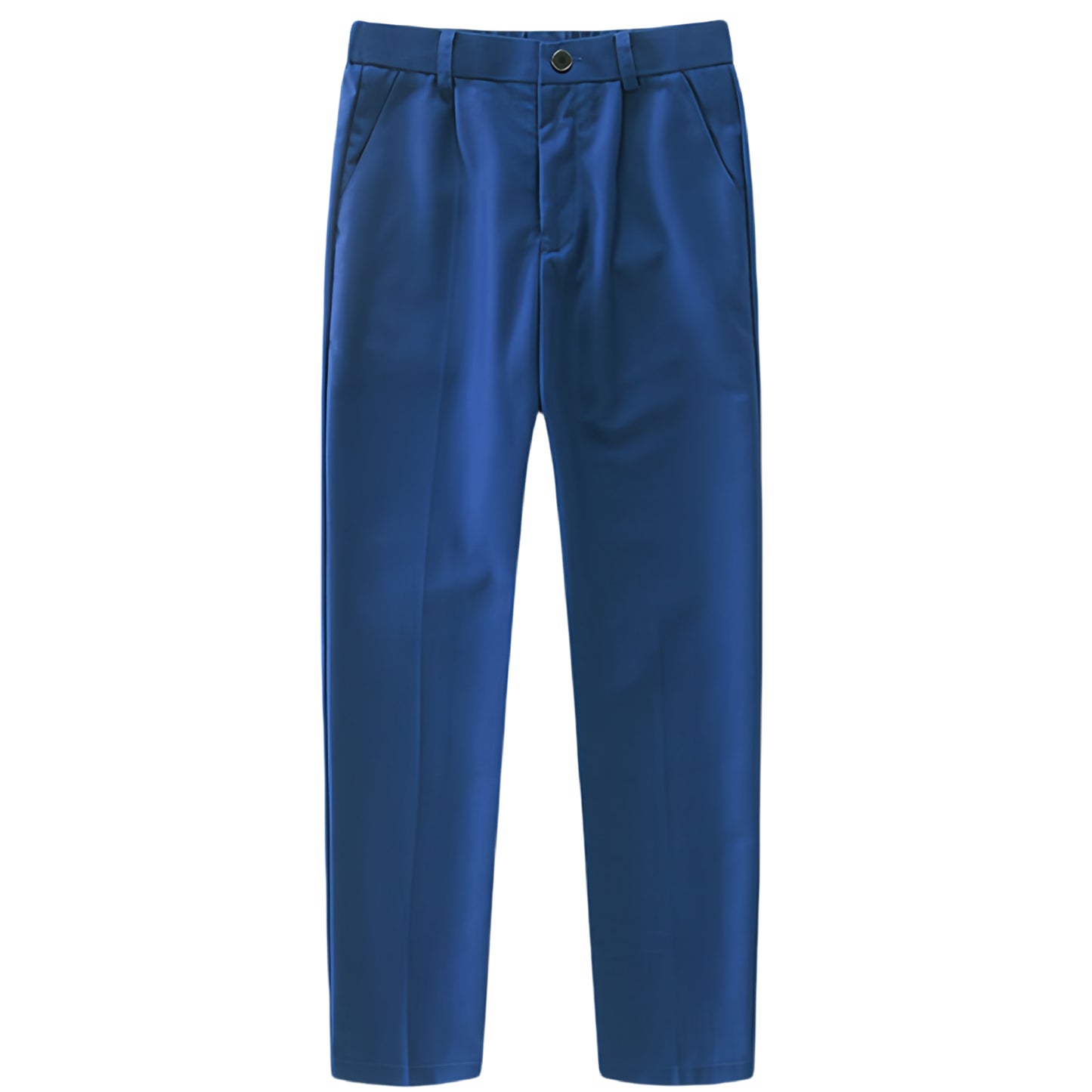 Boys Dress Pants Kids School Uniform Pants Slim Fit Formal Trousers with Belt Loops, Pleated, Elastic 5-13 Years