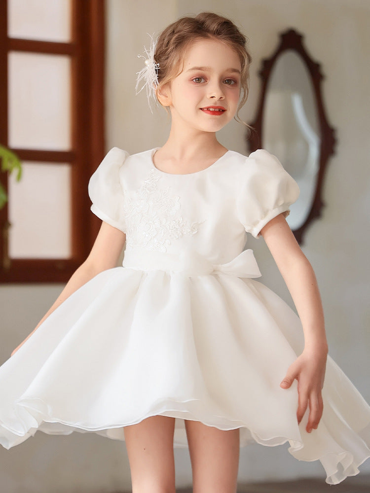 Girl's Princess Dress – Flower Girl Birthday Party Gown, Piano Recital Tutu