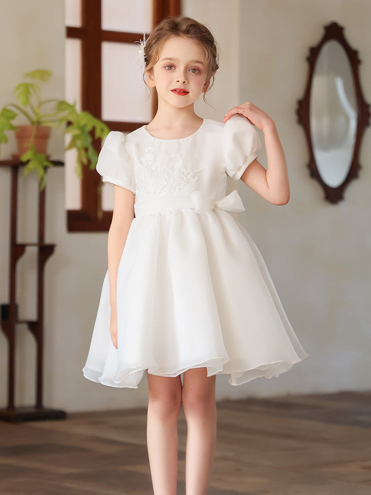 Girl's Princess Dress – Flower Girl Birthday Party Gown, Piano Recital Tutu