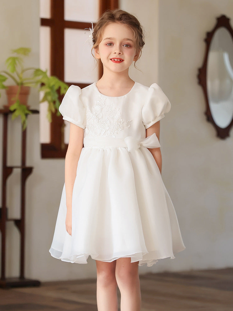 Girl's Princess Dress – Flower Girl Birthday Party Gown, Piano Recital Tutu
