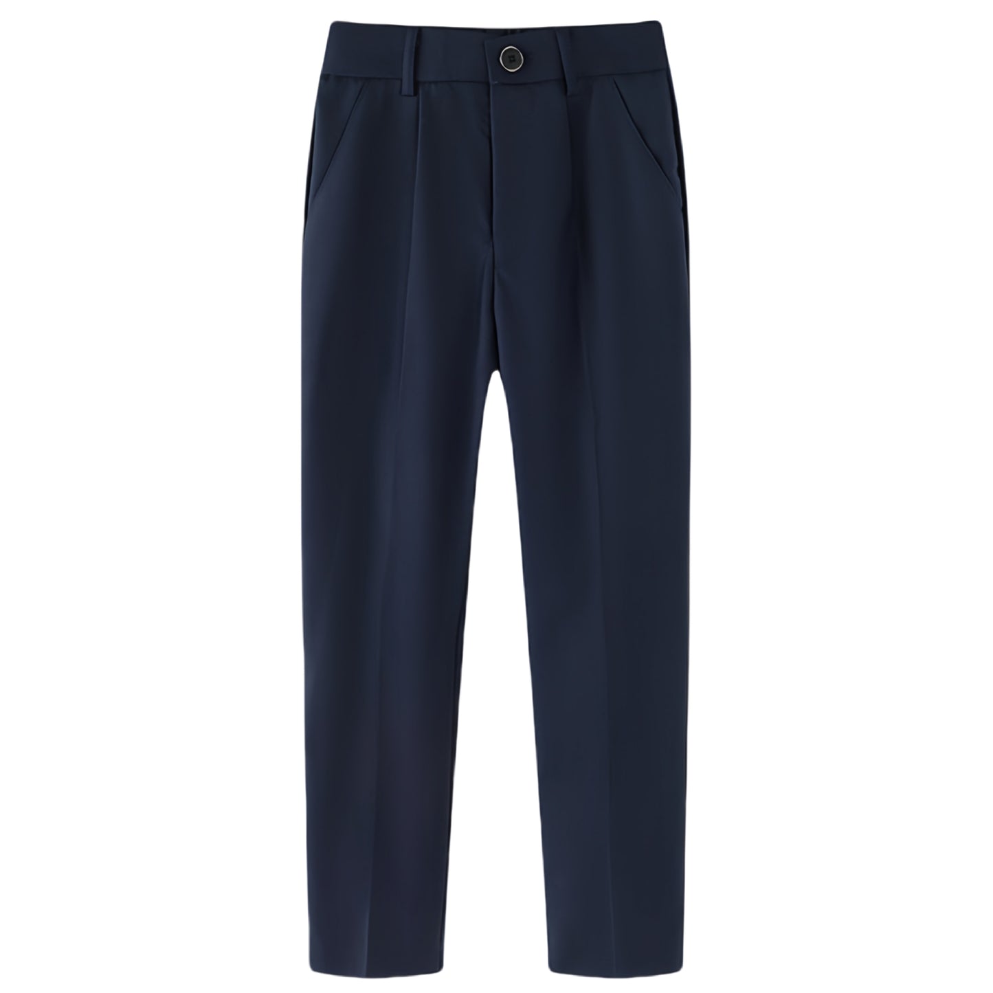 Boys Dress Pants Kids School Uniform Pants Slim Fit Formal Trousers with Belt Loops, Pleated, Elastic 5-13 Years