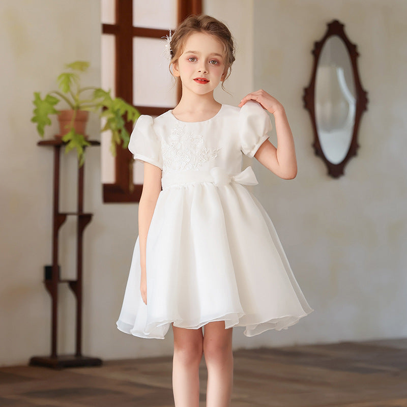 Girl's Princess Dress – Flower Girl Birthday Party Gown, Piano Recital Tutu