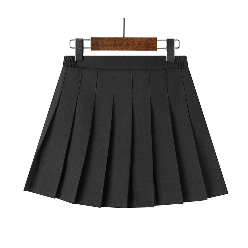 Girl's Pleated Skirt, Children's Short Skirt, School Uniform