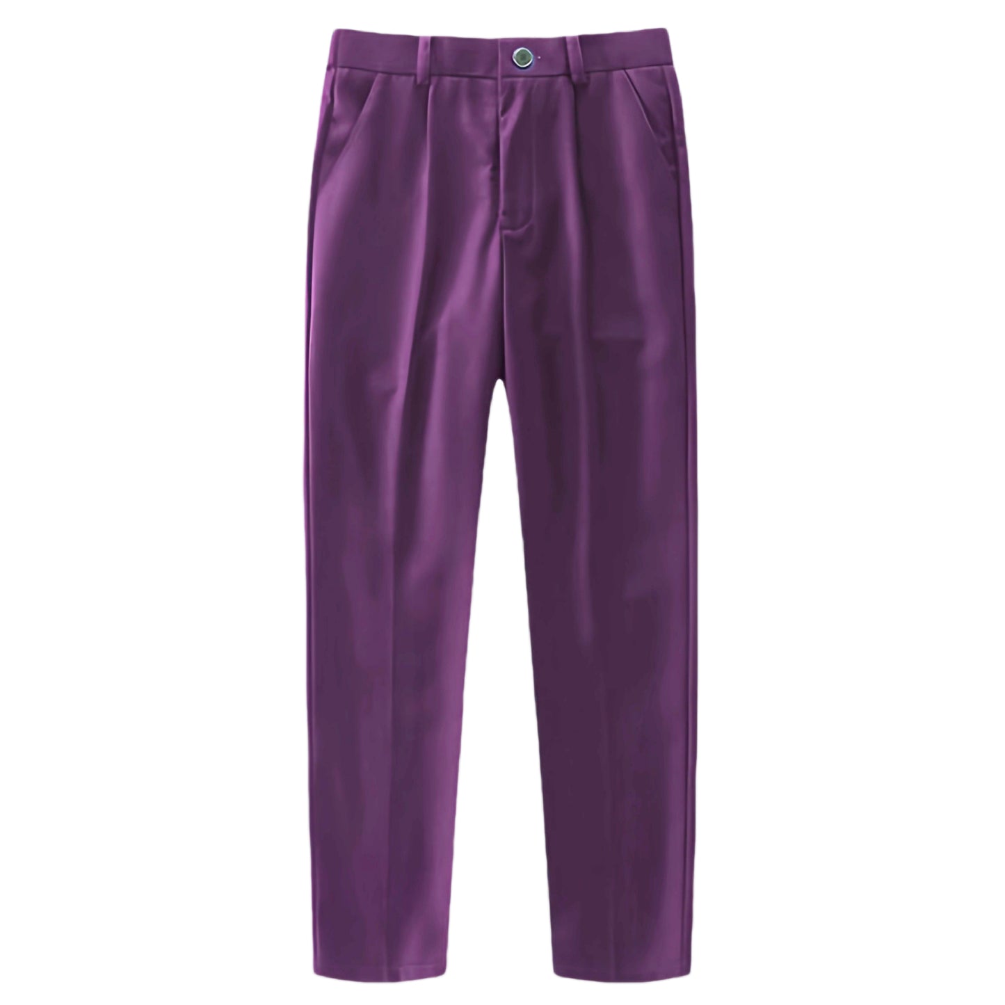 Boys Dress Pants Kids School Uniform Pants Slim Fit Formal Trousers with Belt Loops, Pleated, Elastic 5-13 Years