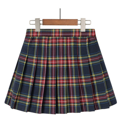 Girl's Pleated Skirt, Children's Short Skirt, School Uniform
